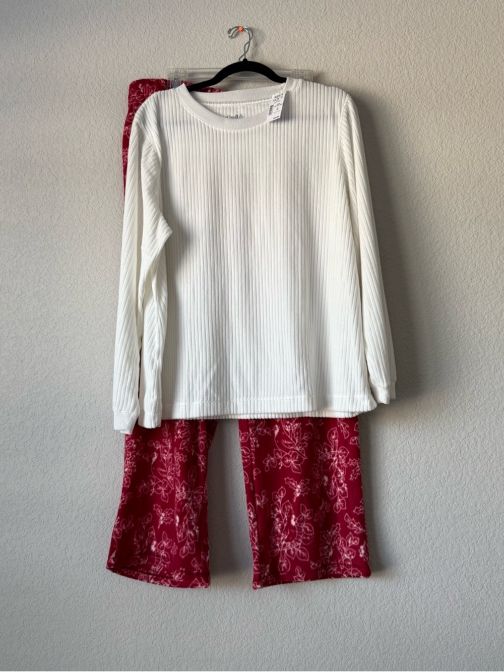 Croft & Barrow Pajama Set Long Sleeve Top with Pants